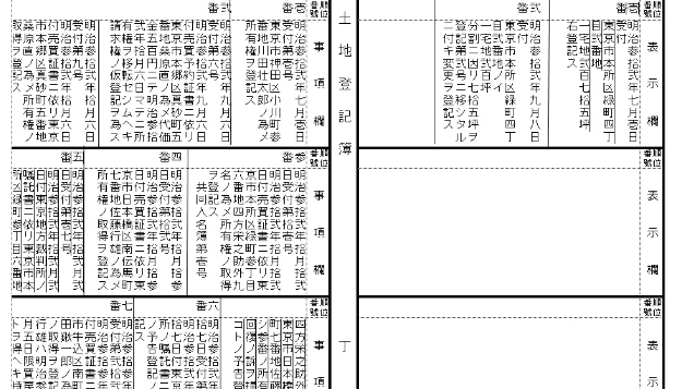 古い登記簿のデジタル化、はじめました