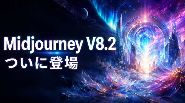 【速報】Midjourney V8.2が登場！何が変わった？進化したポイントを分かりやすく解説
