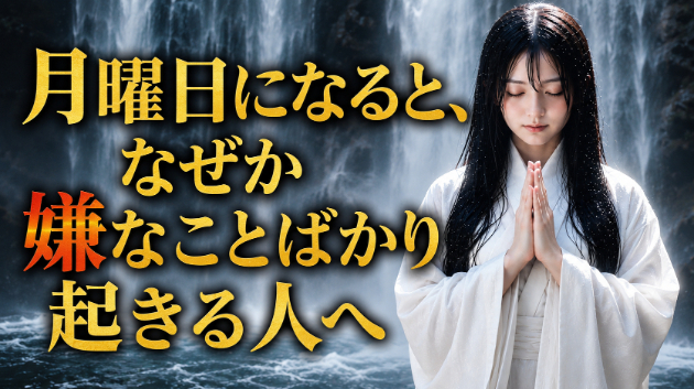 霊視・月曜日になると、なぜか嫌なことばかり起きる人へ