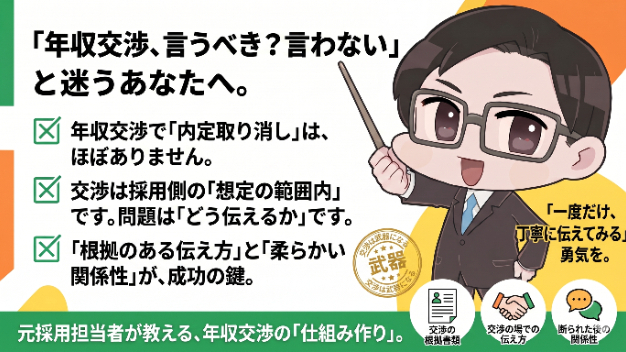 転職の年収交渉、言うべきか言わないべきか。迷っている人への判断基準 転職で給与交渉に踏み切れない人へ