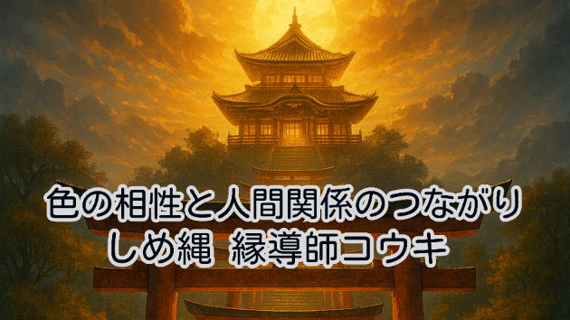 色の相性と人間関係のつながり｜しめ縄 縁導師コウキ