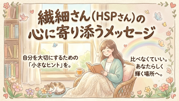 繊細さん（HSPさん）の心に寄り添うメッセージNo.62