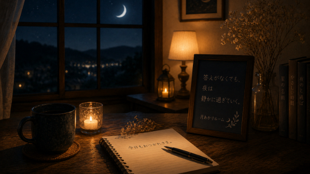 答えが見つからない夜 🌙