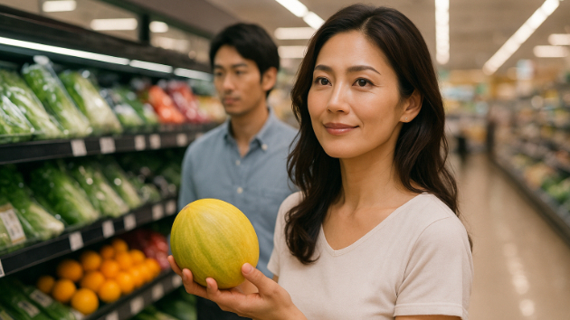 初夏の青果売り場で感じる“恋の引き寄せ波”