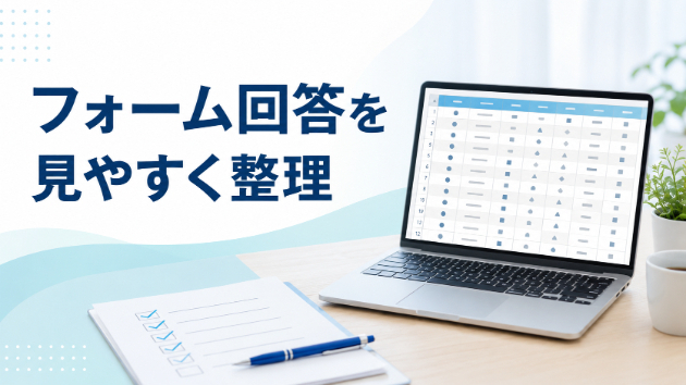 Googleフォームの回答をExcelで整理するとき、最初に決めておきたい3つのこと