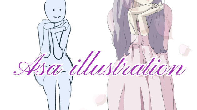 illustratorv Asaの...今日のイラスト紹介☺︎