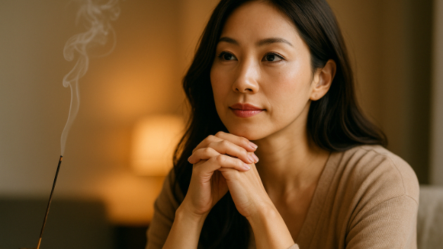 お香を焚いた日、彼からの波動が強く届く時間