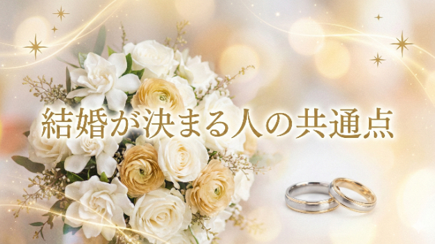 結婚が決まりやすい人の特徴