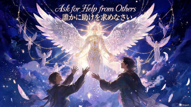 「ask for help from others」誰かに助けを求めなさい👼「心をふっと軽くする、頼る勇気の育て方」