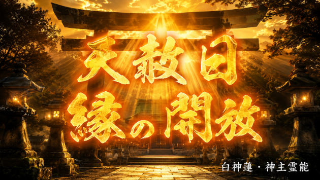天赦日に縁を手放す決意を持てたあなたへ。神言霊視が視る、最強吉日の縁の開放【天赦日・縁の転換点】
