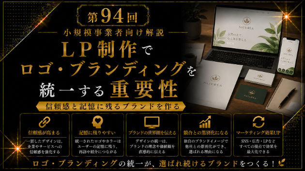 LP制作でロゴ・ブランディングを統一する重要性