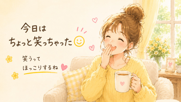 🌷今日はちょっと笑っちゃった😊