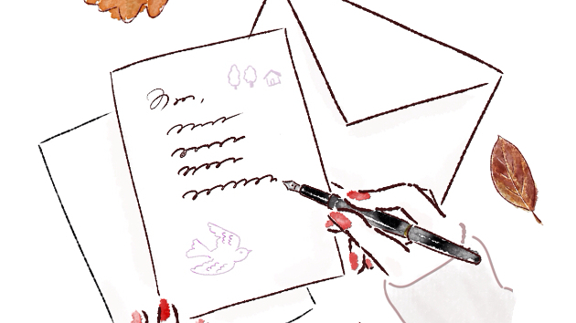 ドラマに影響されて、手紙を書いてみました💌