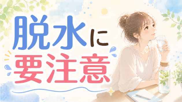脱水に要注意 〜「のどが渇いてから」ではもう遅いんです〜