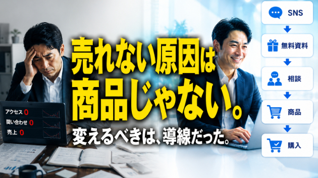 頑張っているのに売れない人が、最初に見直すべきこと