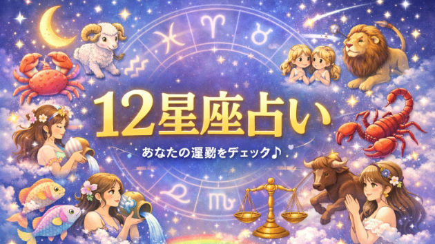 １２星座占い　１月１１日～１月１７日