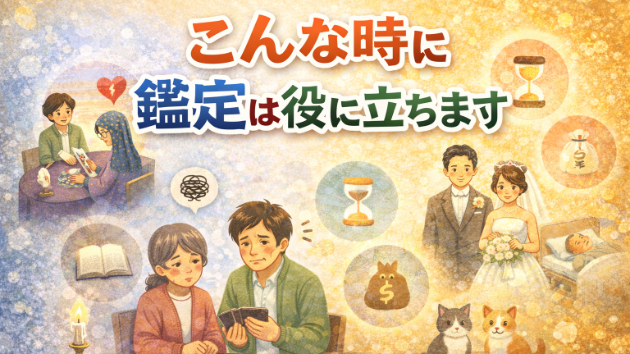 こんな時に鑑定は役に立ちます