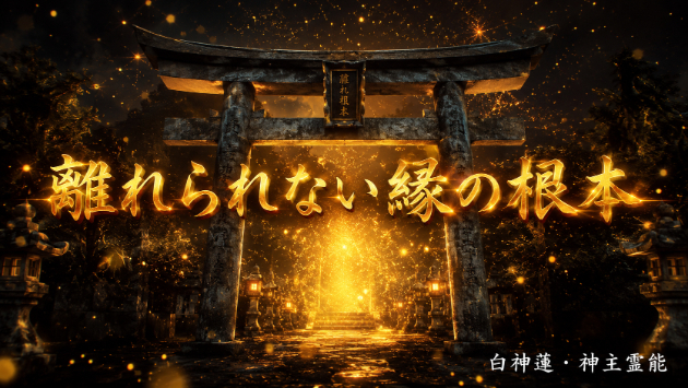 悪縁・腐れ縁に縛られているなら。神言霊視が視えた「あなたの縁の根本」をお届けします【悪縁・腐れ縁・因縁】