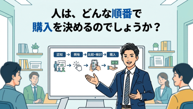 人は、どんな順番で購入を決めるのでしょうか？