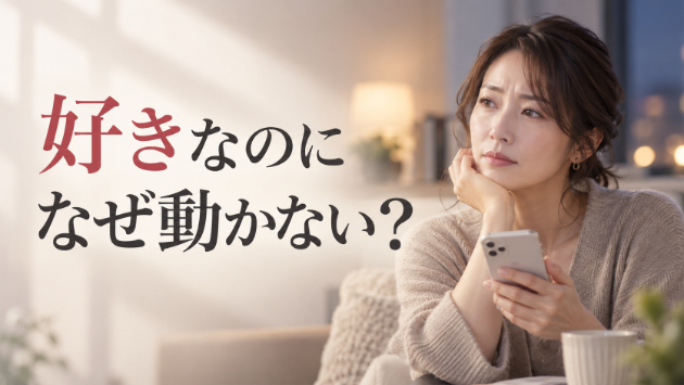 彼は好きなのに、なぜ動かない？