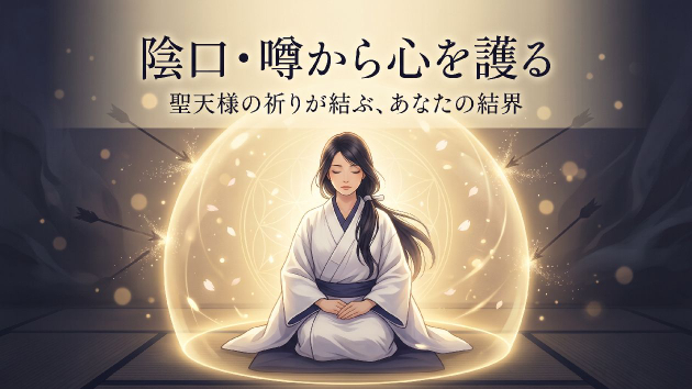 陰口に傷ついた方へ｜聖天様への"心を守る結界"の御祈祷