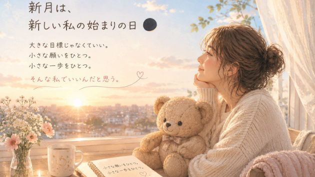 🌑新月は、新しい私の始まりの日