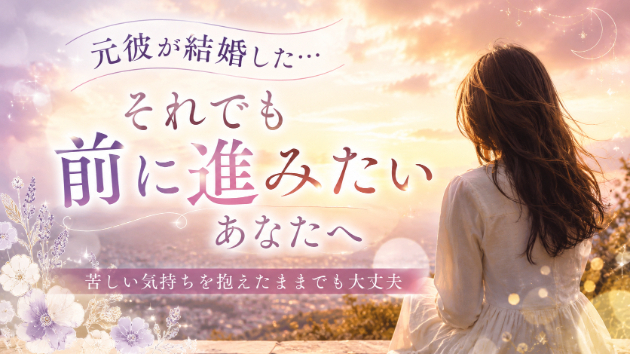 元彼が結婚した…それでも前に進みたいあなたへ