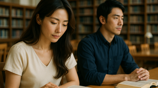 図書館の静けさが教えてくれる“恋の原点”