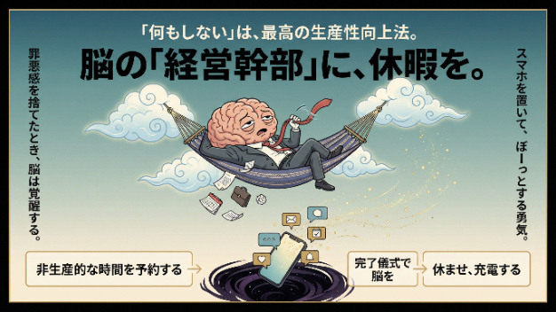 なぜ優秀な人ほど疲れるのか？前頭前野を休ませる3つの方法