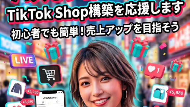 バズるショート動画でTikTok Shop構築を応援します