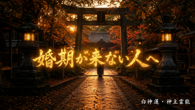 婚期がいつまでも来ない人へ。神言霊視が視る、縁の根に詰まっているものの話【結婚占い・婚期】