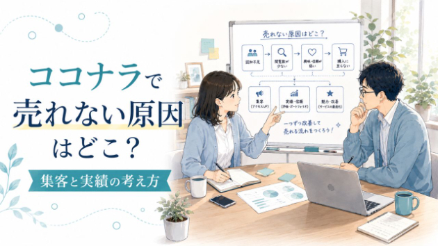 ココナラで売れない原因はどこ？集客と実績の考え方