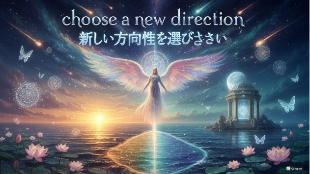 choose a new direction  新しい方向性を選びなさい⚖️ ポジティブでいられない日があっても、大丈夫。 