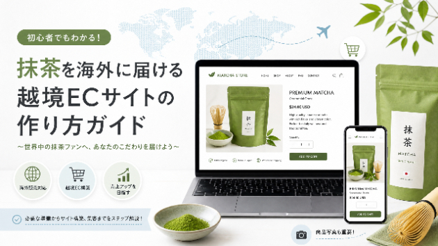 【全12回】第8回「もし抹茶を海外に売るとしたら？」越境ECシミュレーション：越境ECサイトを作る