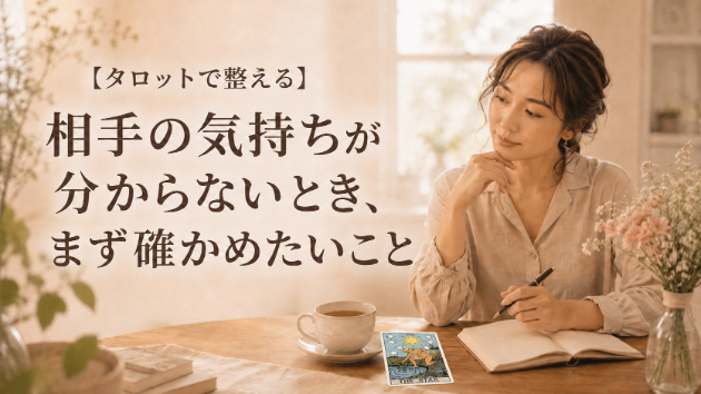 【タロットで整える⑦】相手の気持ちが分からないとき、まず確かめたいこと