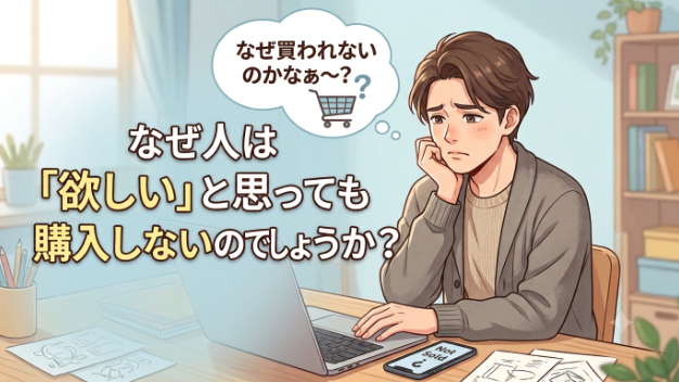 なぜ人は「欲しい」と思っても購入しないのでしょうか？