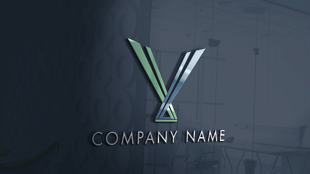 ローマ字の「V」をイメージしたロゴ