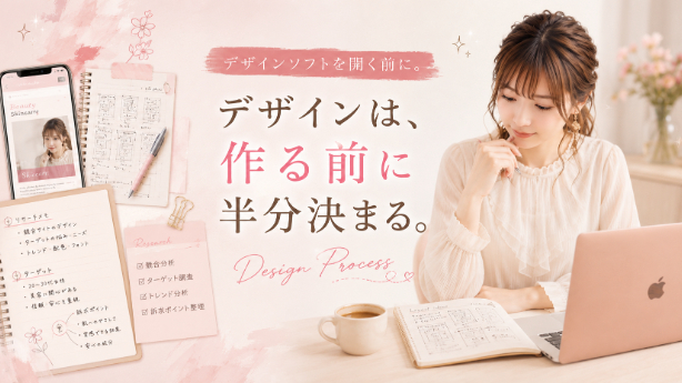 デザインは、作る前に半分決まる。