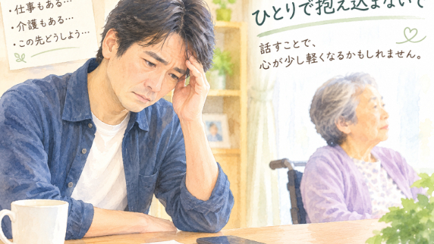 親の介護、誰にも相談できない