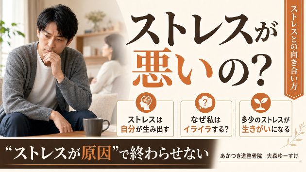 「ストレスが原因」で終わらせていませんか？ 人間関係に振り回されないための考え方