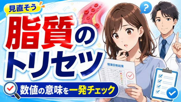 知っておきたい！脂質のトリセツ 数値の意味を一発チェック