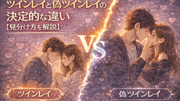 ツインレイと偽ツインレイの決定的な違い【見分け方を解説】