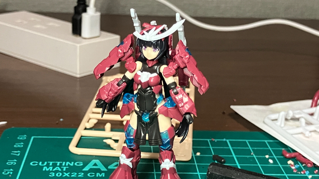 【完成報告】フレームアームズ・ガール ハンドスケール マガツキ