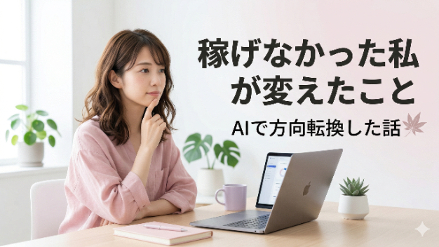 色々やったけど稼げなかった私が、方向を変えた話