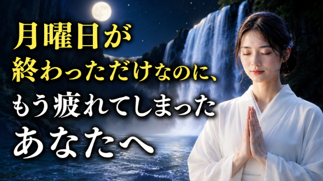 霊視・月曜日が終わっただけなのに、もう疲れてしまったあなたへ　💗
