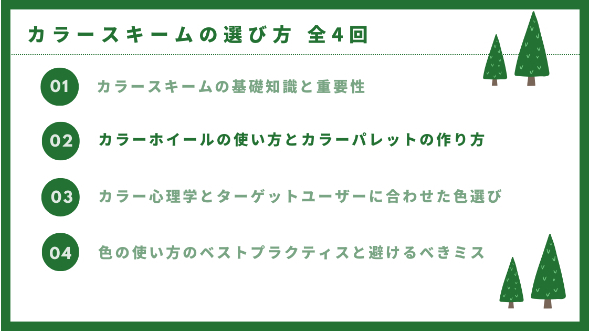 第2回: カラーホイールの使い方とカラーパレットの作り方