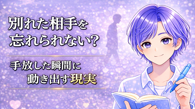 別れた相手を忘れられない？手放した瞬間に動き出す現実