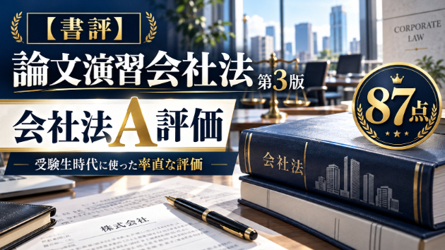 【書評】【会社法A評価】『論文演習会社法 第3版』を受験生時代に使った率直な評価
