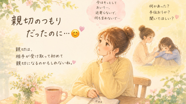 🌷親切のつもりだったのに…😊