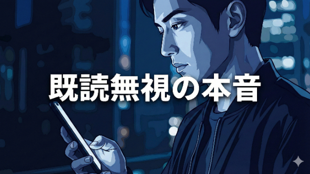 既読無視する男性の頭の中